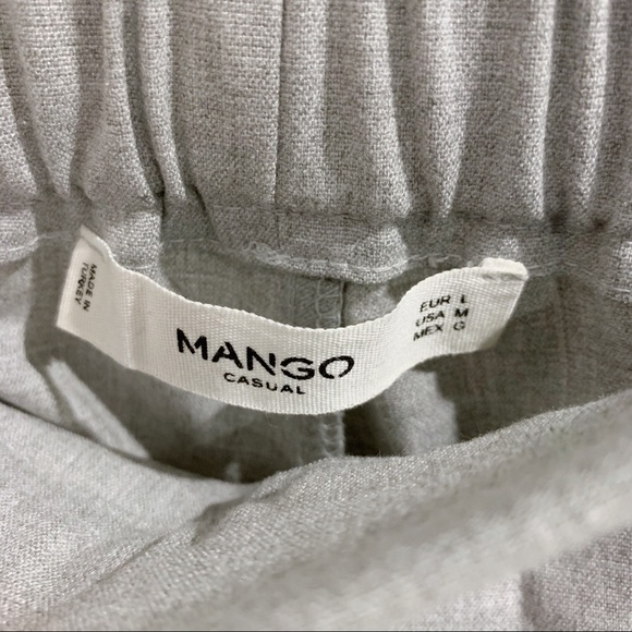 Mango gray pants with side stripe - Picture 3 of 4